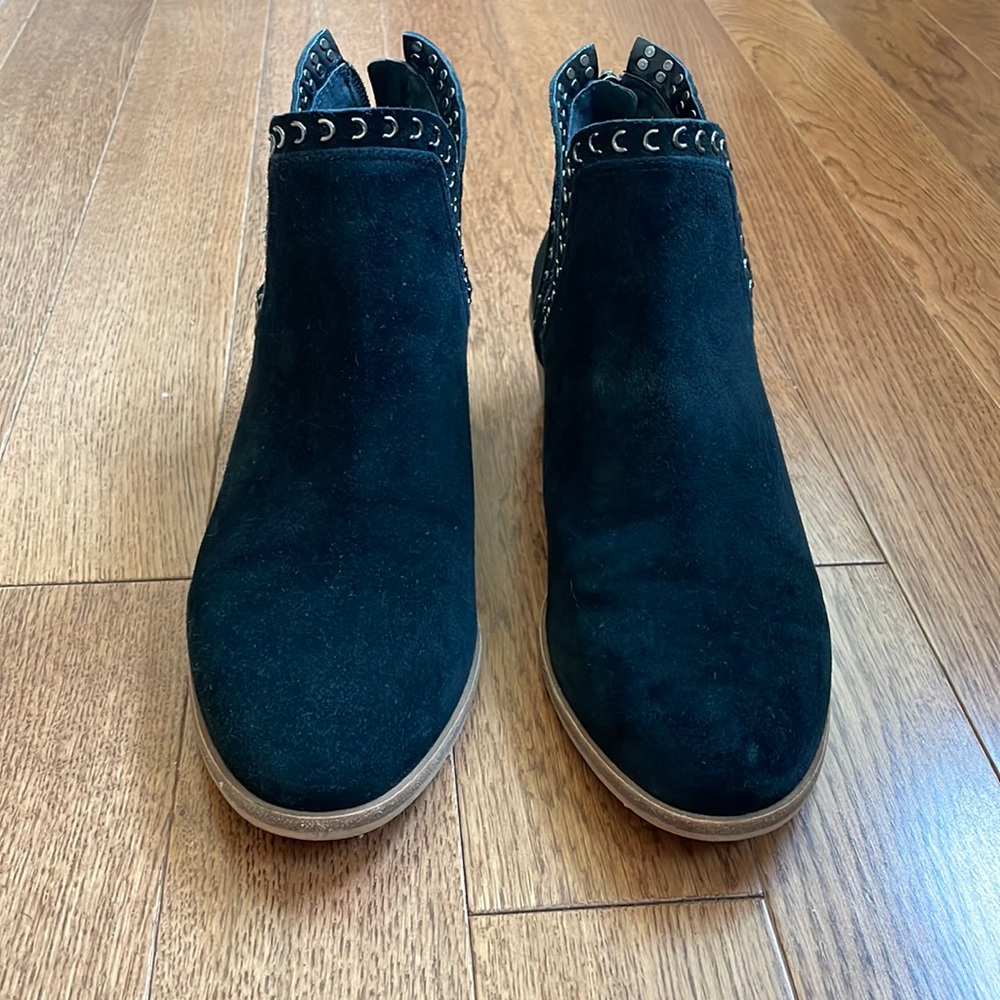 Vince Camuto Black Suede Ankle Booties